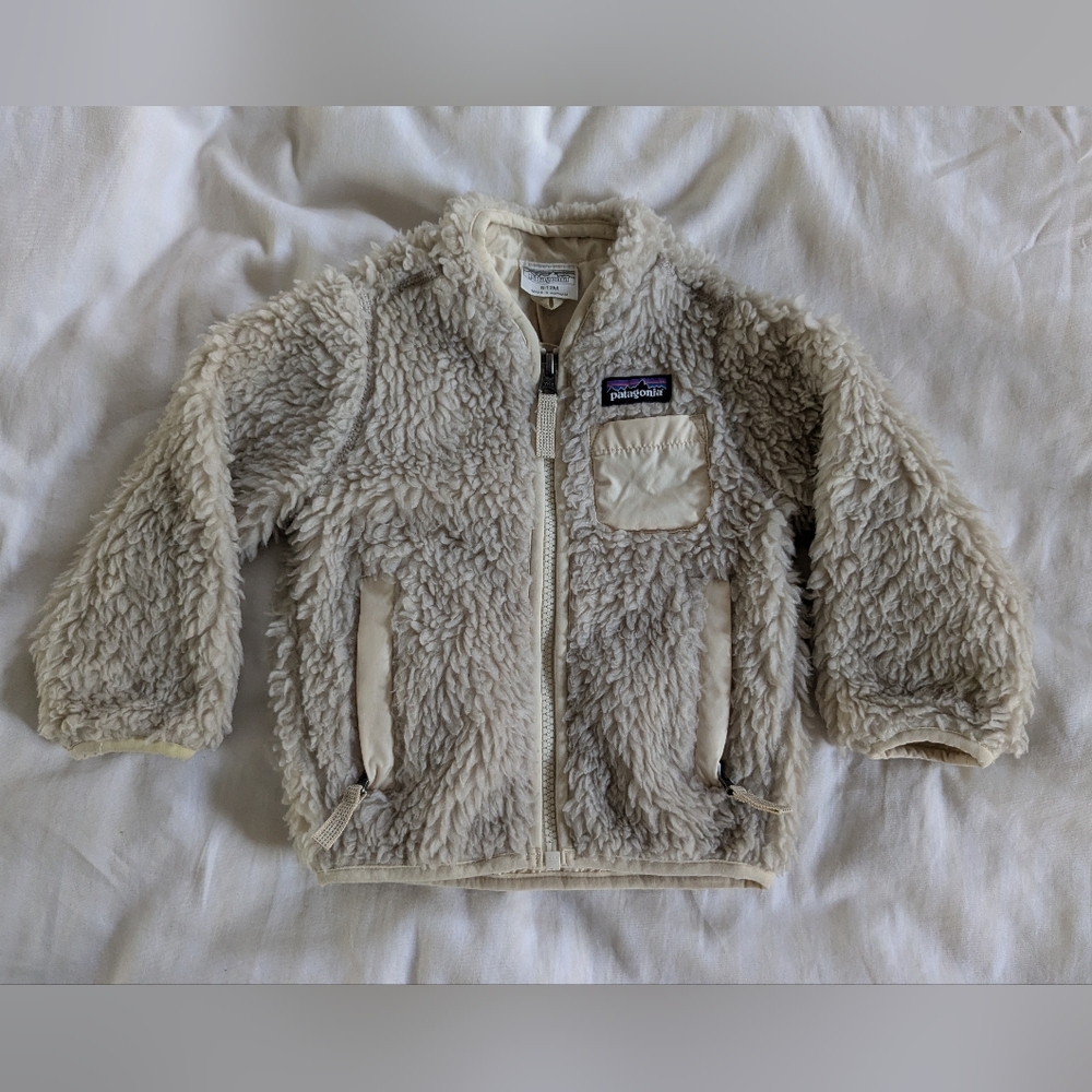 Patagonia Kids' Cream Fleece Jacket